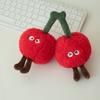 Cartoon Plush Toy Cherry Keychain Couple Doll Cute Pillow Simulated Fruit Doll Doll Pendant