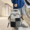 Outdoor couple backpack niche tide brand Japanese Harajuku backpack large capacity campus junior high school student tooling bag