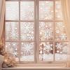 137 Christmas Snowflake Window Flowers - PVC Electrostatic Stickers for Glass - Reusable Winter Decorative Stickers