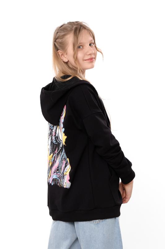 Hoodie (girls) – Durable & Stylish, Printed Accent Any Season 6395-057-33-2 HC