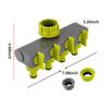 4 Way Garden Hose Splitters Faucet Diverter Tap Hose Connector Hose Pipe Splitter Water Distributor