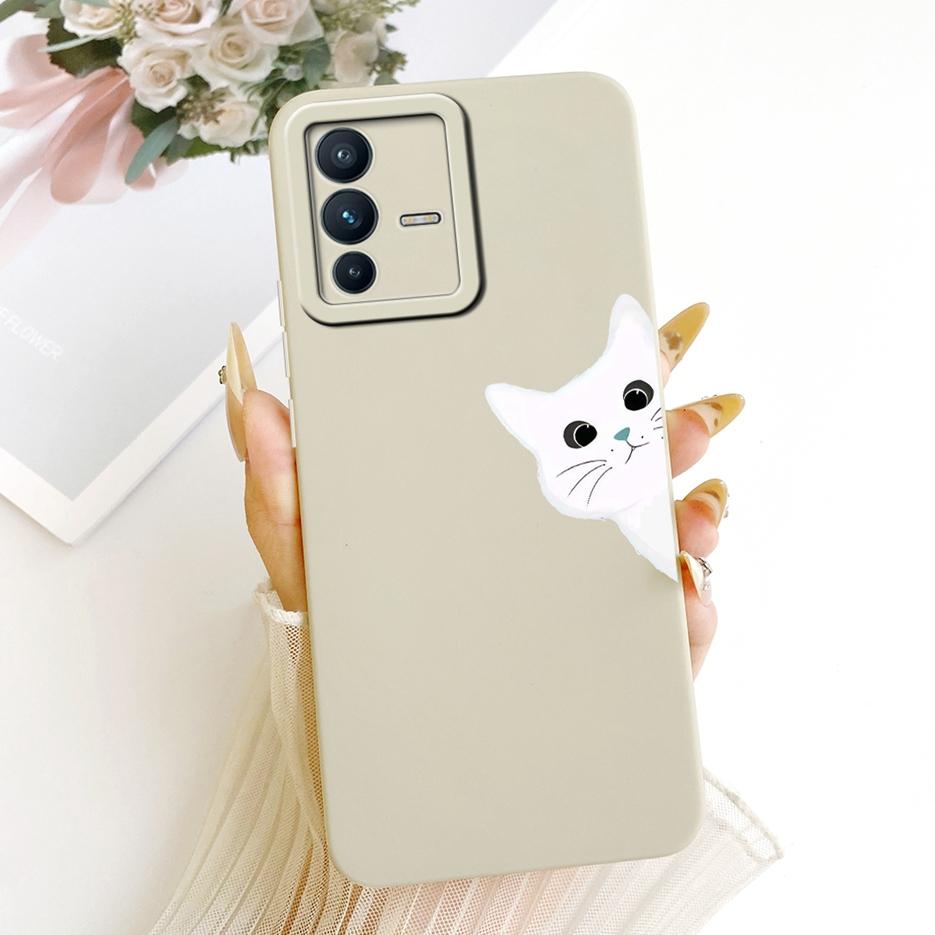 For Vivo V23 Pro Case V2132 Cute Rabbit Cartoon Cover Shockproof Soft TPU Phone Case For Vivo V23e V 23 VivoV23 Pro Fundas Coque