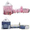 Kids Play 3in1 Tent Baby Crawl Tunnel Ball Pit Boys Girls Toy Playhouse Up Pop