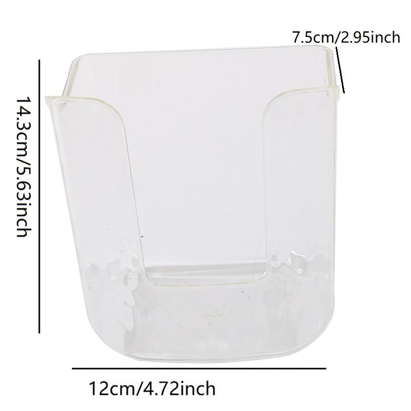 Wall Mounted Tissue Box Self-Adhesive Punch Free Paper Towel Holder Upside Down Napkin Container