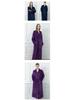 Unisex Extra Long Velvet Bathrobe - Plus Size, Thick, Warm Coral Fleece for Autumn & Winter, Maternity-Friendly Homewear