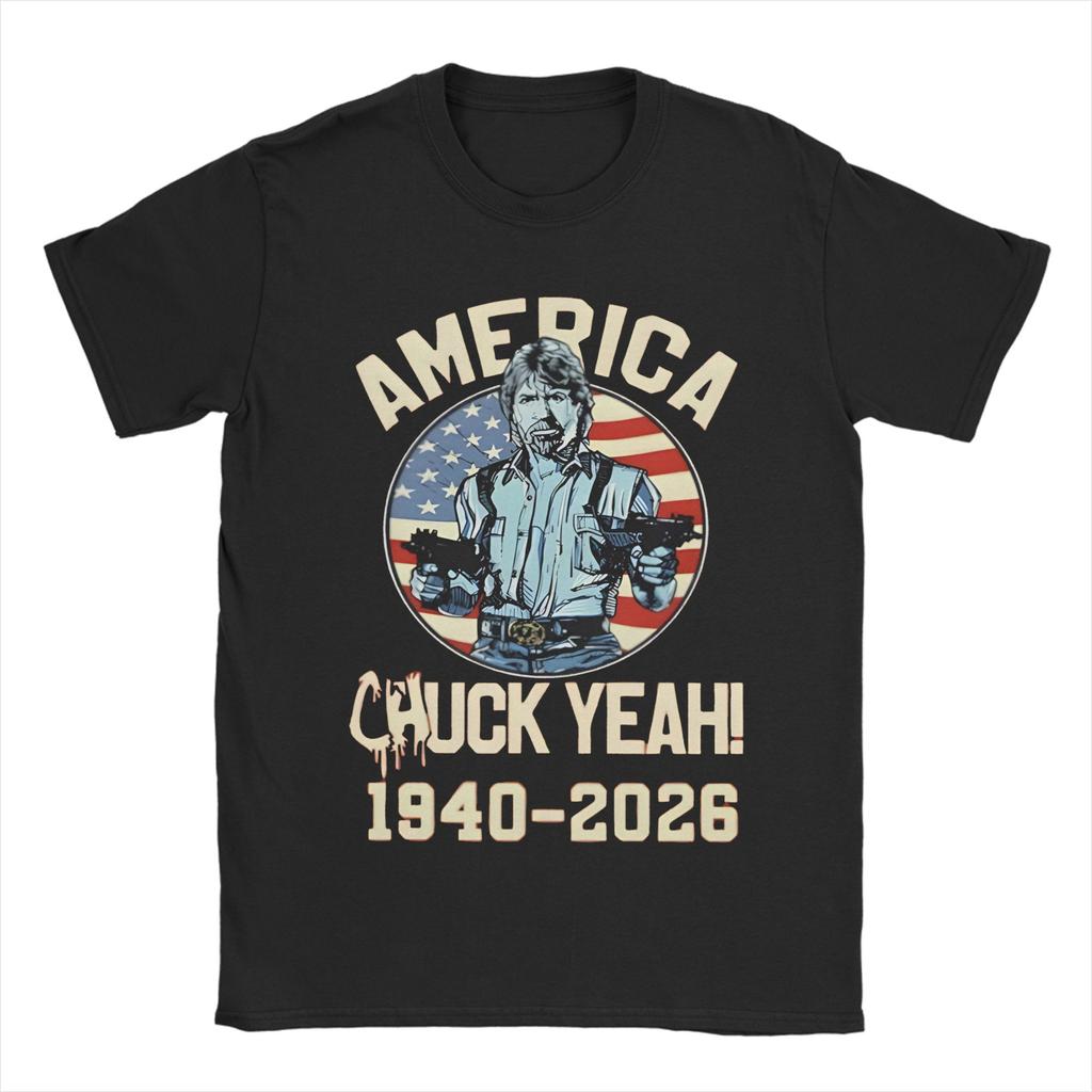 RIP Chuck Norris 19402026 Cotton TShirts Leisure Tshirt for Men Summer Y2K Classic Casual Short Sleeve Tees