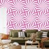 Hippie background wallpaper white and powder pink for living room and bedroom 50x1000