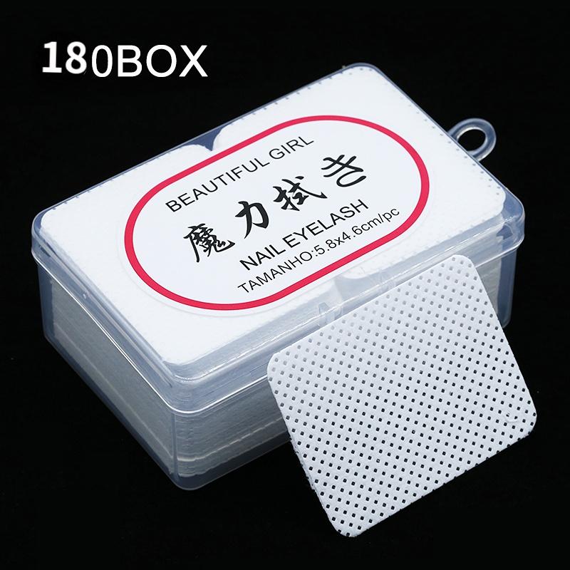 

Средство для снятия гель-лака Средство для снятия гель-лака Средство для снятия маникюра Безворсовые салфетки Очиститель Бумажная подушечка LM White check 180pcs/box