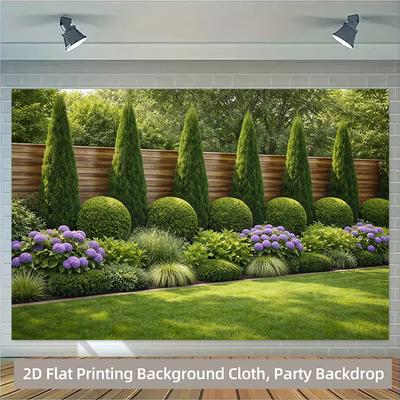 Neat Garden Landscape Tapestry for Office, Bedroom and Minimalist Home Decor