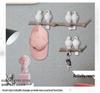 Handcrafted European-Style Small Bird Wall Hook for Keys & Coats
