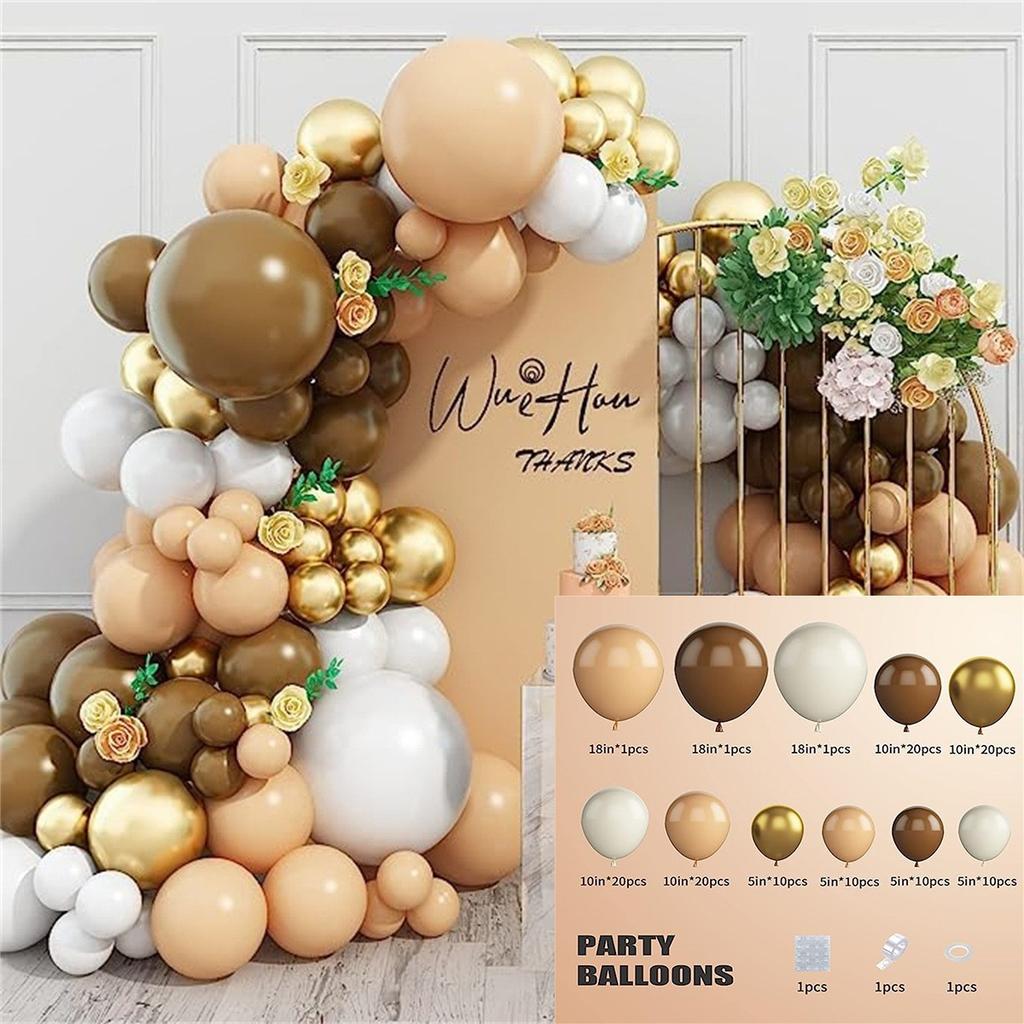 Forest Series Green Balloon Chain Set Children'S Birthday Theme Party Decoration Jungle Arrangement Balloon