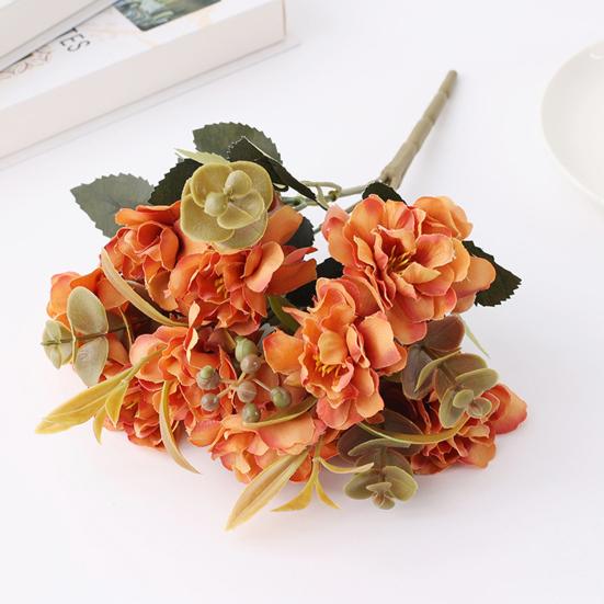 1 Bunch Artificial Flower Vivid Appearance Simulation Cherry Blossoms Wedding Arrangement Decor