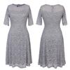 2024 European & American Off-Shoulder Lace Pencil Skirt Dress for Women