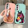 Cool Horse Soft Phone Cover Case for Samsung Galaxy A52 A21s A16 A14 A13 A15 A11 A12 A22 A03 A23 A53 A04 A33 A05 A06
