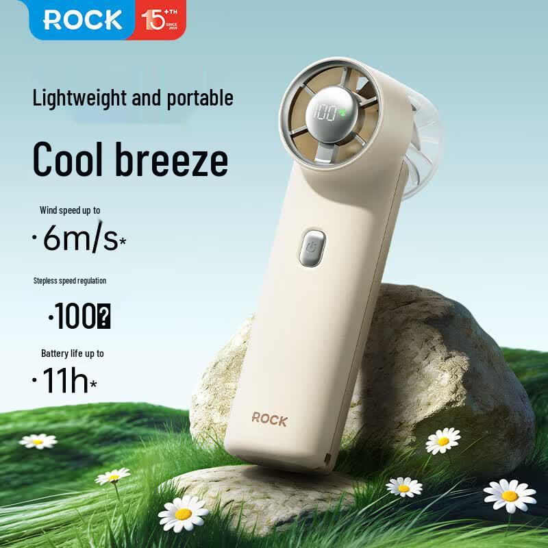 ROCK F10 Portable USB Rechargeable Handheld Fan