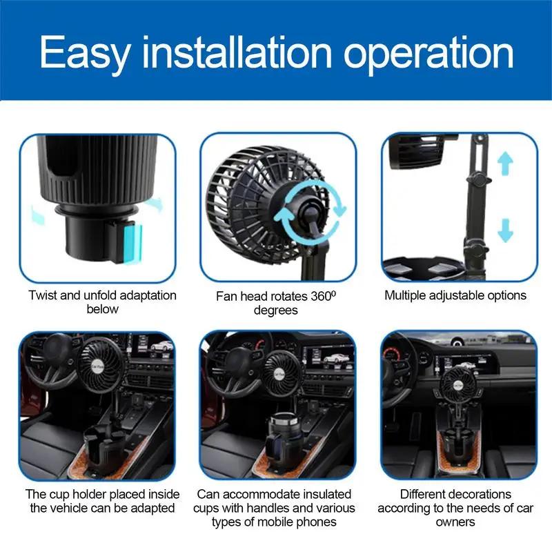Cupholder Extender Holder For Car 3-in-1 Universal Large Water Cup Holder Adjustable Water Cup Holder Car Interior Accessories