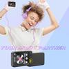 1,8 Zoll Bildschirm Bluetooth 5.2 MP3-Player Drahtloser MP4-Player Eingebauter Lautsprecher Tragbarer Stereo-Musikplayer Unterstützt FM-Radio E-Book Aufnahme