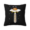 Aangepaste Anime Gudetama Cartoon Kussenhoes 40x40cm Zacht Luxe Sierkussen Woonkamer Decoratie