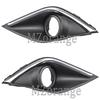 Fog Light Covers for Mitsubishi Outlander 2015 2016 2017 2018 Fog Lamp Chrome Bezel Foglight Hoods Grille Frame Car Accessories