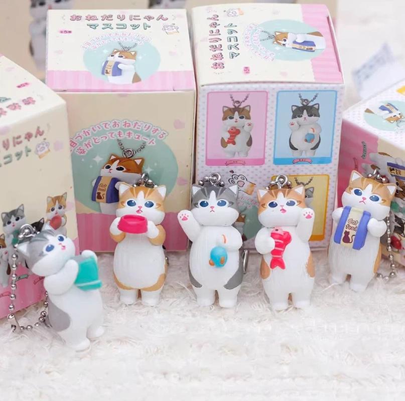 New Mofusand Cat Food Series Blind Box Anime Character Accessories Cute Doll Handmade Model Decoration Toy Birthday Gift
