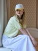 Olinkeompeulliteu Round Logo Ball Cap (Lemon & White)