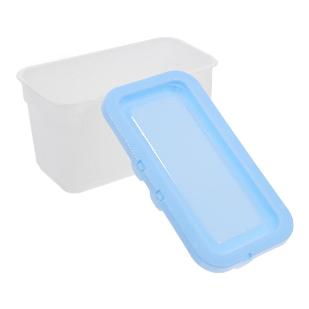 Storage Box for Laundry Pod 60 Count Holder with Lid Modern Design Organizer for Laundry Room Bathroom Washing Powder Beads