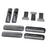 Car Top Roof Rack 2Pcs 100cm Aluminum Luggage Cross Bar Carrier with Lock for 4 or 5 Door Cars Black