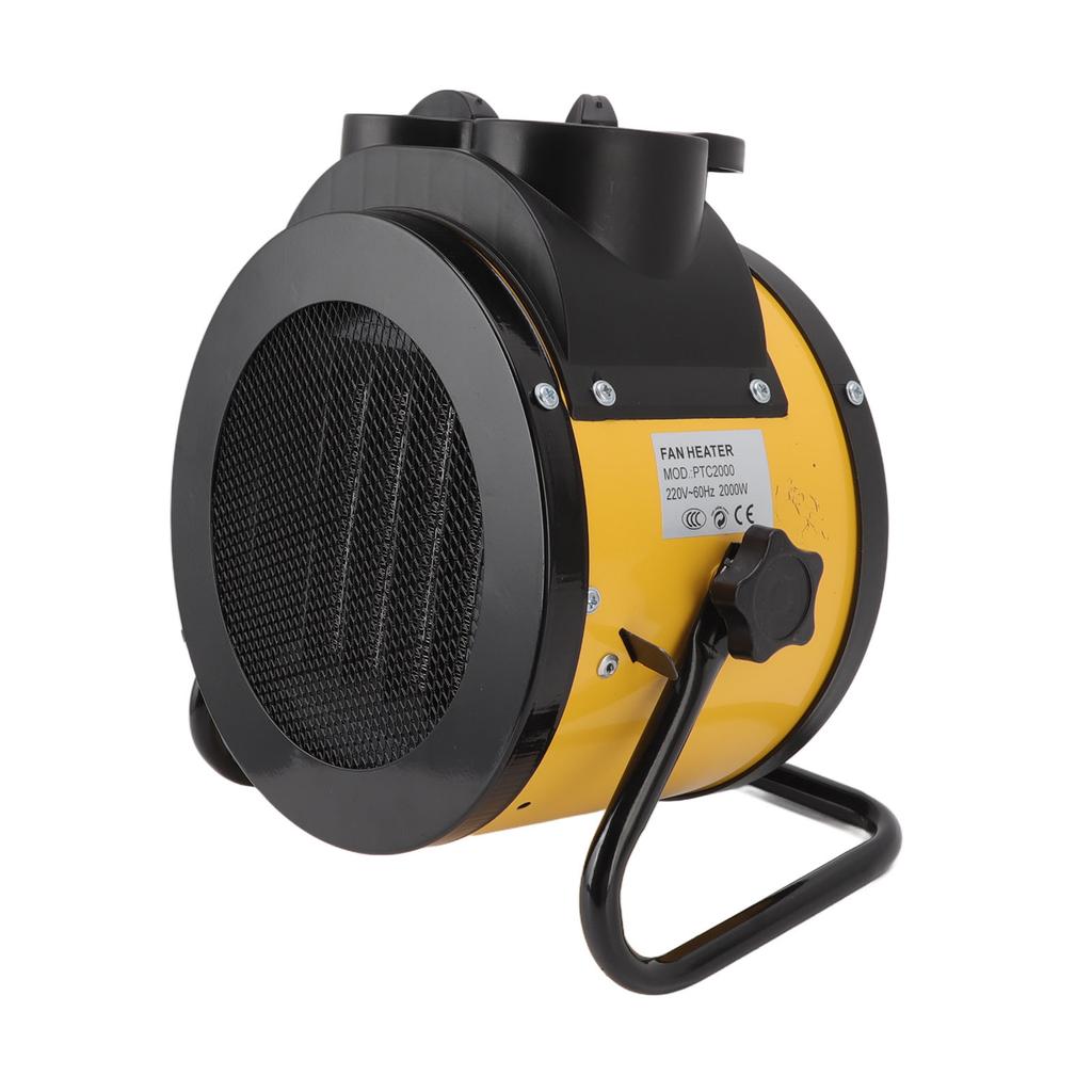 Household Fan Heater Portable Industrial Stable Electric Air Patio Heater   2000W