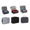 Travel Document Protection Bag Fireproof Waterproof File Storage Bag with Multi-Layer Design Card Holder File Organizer