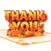  Popup Thanksgiving Greeting Card Handcrafted Harvest Theme Paper Card