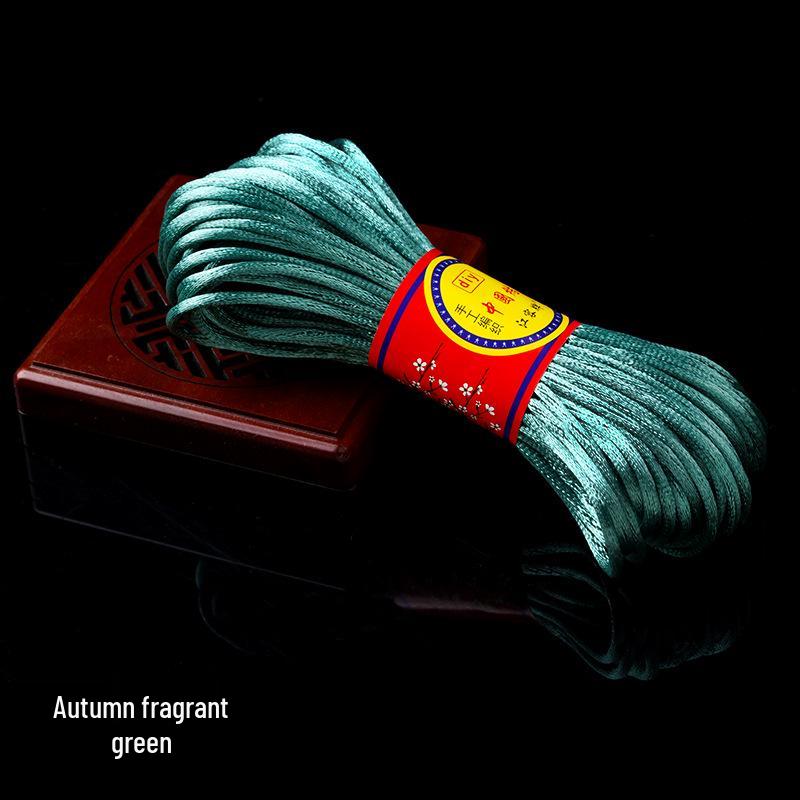 Red Polyester Chinese Knotting Cord for DIY Bracelets and Beading