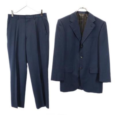 CHRISTIANORANI Suit Setup 90A4 Navy System Tailored Jacket Long Pants Men's Used
