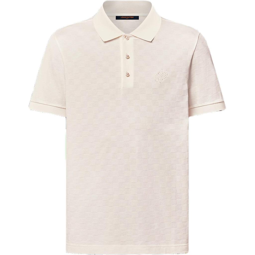 Lv Damier Signature Polo Shirt 1AGIL8