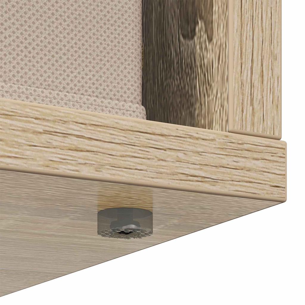 Sideboard with Drawers Sonoma Oak 102 X 31 X 99.5 Cm