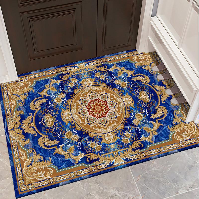 New Chinese Style Entrance Mat Entry Door Mat Dirt Resistant and Easy To Maintain  Living Room Bedroom Carpet