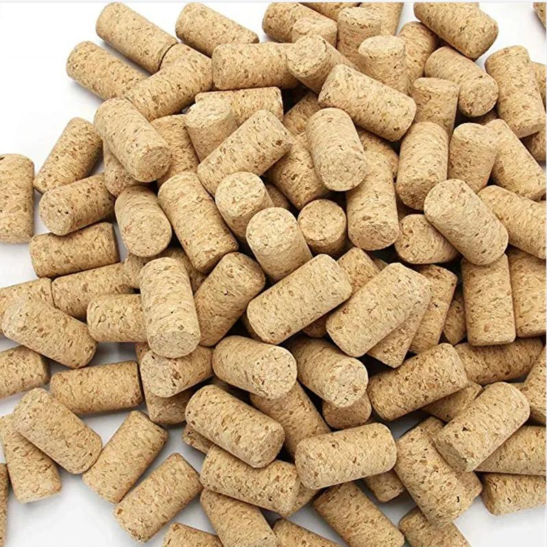 100pcs Wine Corks Bungs Beer DIY Wine Bottle Sealing Stopper Bungs Plug 0.8''x1.6'' Home Brewing Wine Bottle Cork Bungs Supplies