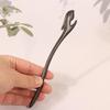 Exquisitely Carved Ebony & Sandalwood Hairpin - Ancient Chinese Style Accessory for Updos and Hanfu Headdress