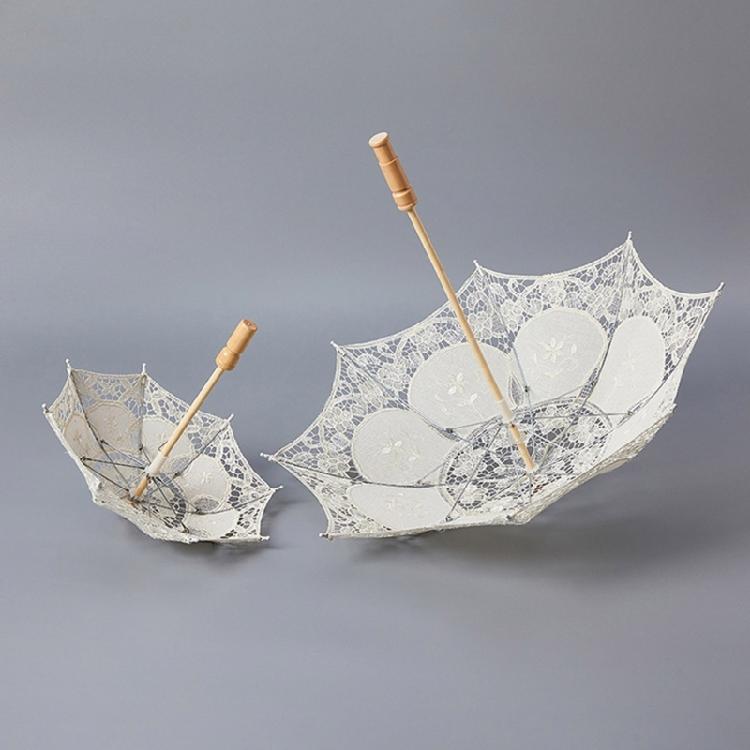 Lace Parasol Elegant Lace Umbrella for Outdoor Party Photo Props Decorative Parasol Lacework Umbrella for Garden