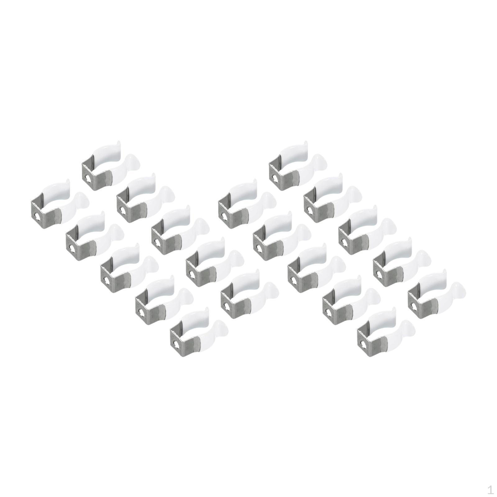 

20 штук в упаковке T5 U-образные зажимы держатель кронштейн для крепления световых трубок аксессуары manganese Steel Pp