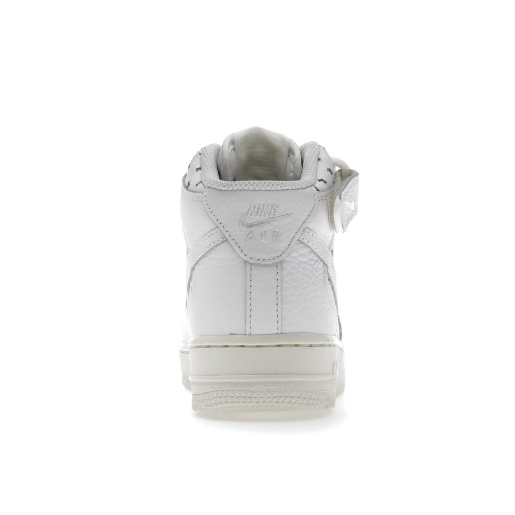 Nike Air Force 1 Mid Cut Out Stars Women Sneakers White Summit-White Coconut-Milk DV3451-100