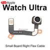 Aocarmo For Apple Watch Ultra 49mm LCD Power Microphone Crown Bluetooth Small Board Battery Connection Flex Cable Repair Parts