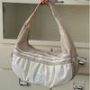 Oxford Cloth Nylon Shoulder Bag Korean Style Half Moon Bags Portable Sports Handbag  Travel
