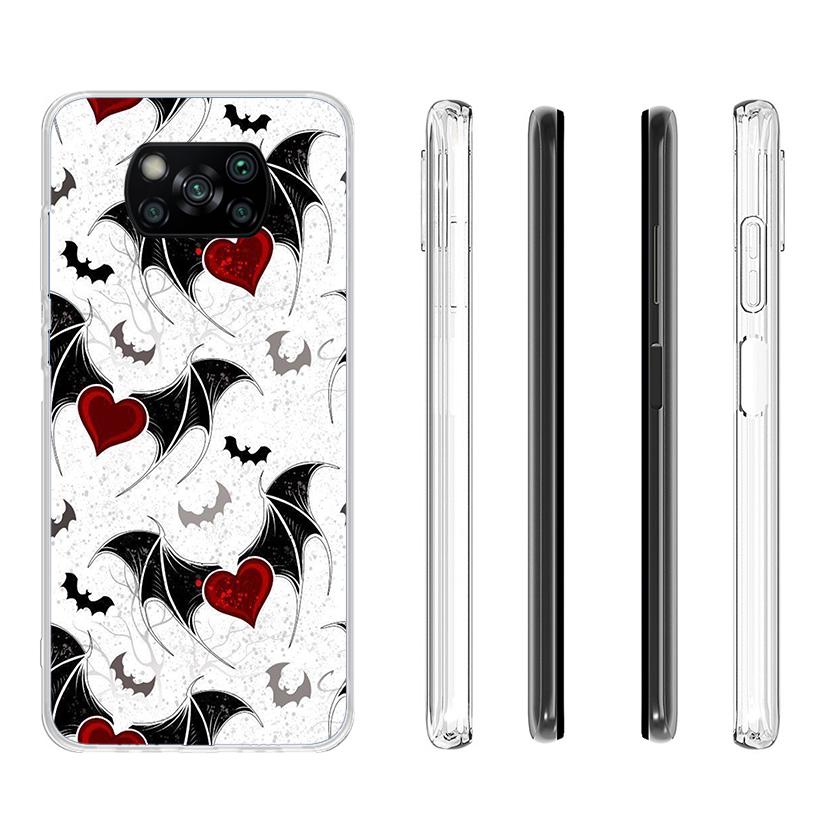 Gothic Vampire Scarlet Art Phone Case For Xiaomi Poco X7 X6 X5 Pro F7 Ultra Redmi 15C 15 13C 13 12C 12 10 10A 10C 9 9A 9C 9T Cov