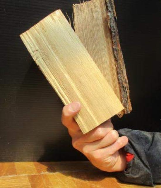 No36 Solo Camping Hardved og bartre ved 2-delt sett (inkluderer opptenning) Lengde ca. 17cm Hjemlevering 80 størrelse Kompakt størrelse