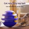 New Cat Turntable Cat Teaser Cat Self-hi Toy Plastic Interactive Pet Tumbler Channel