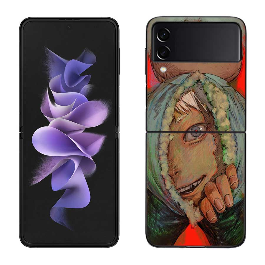 Anime H-Hikaru Ga Shinda Natsu Phone Case For Samsung Z Flip 7 6 5G Galaxy Z Flip 5 4 3 Black Hard Cell Cover Luxury PC Shell C