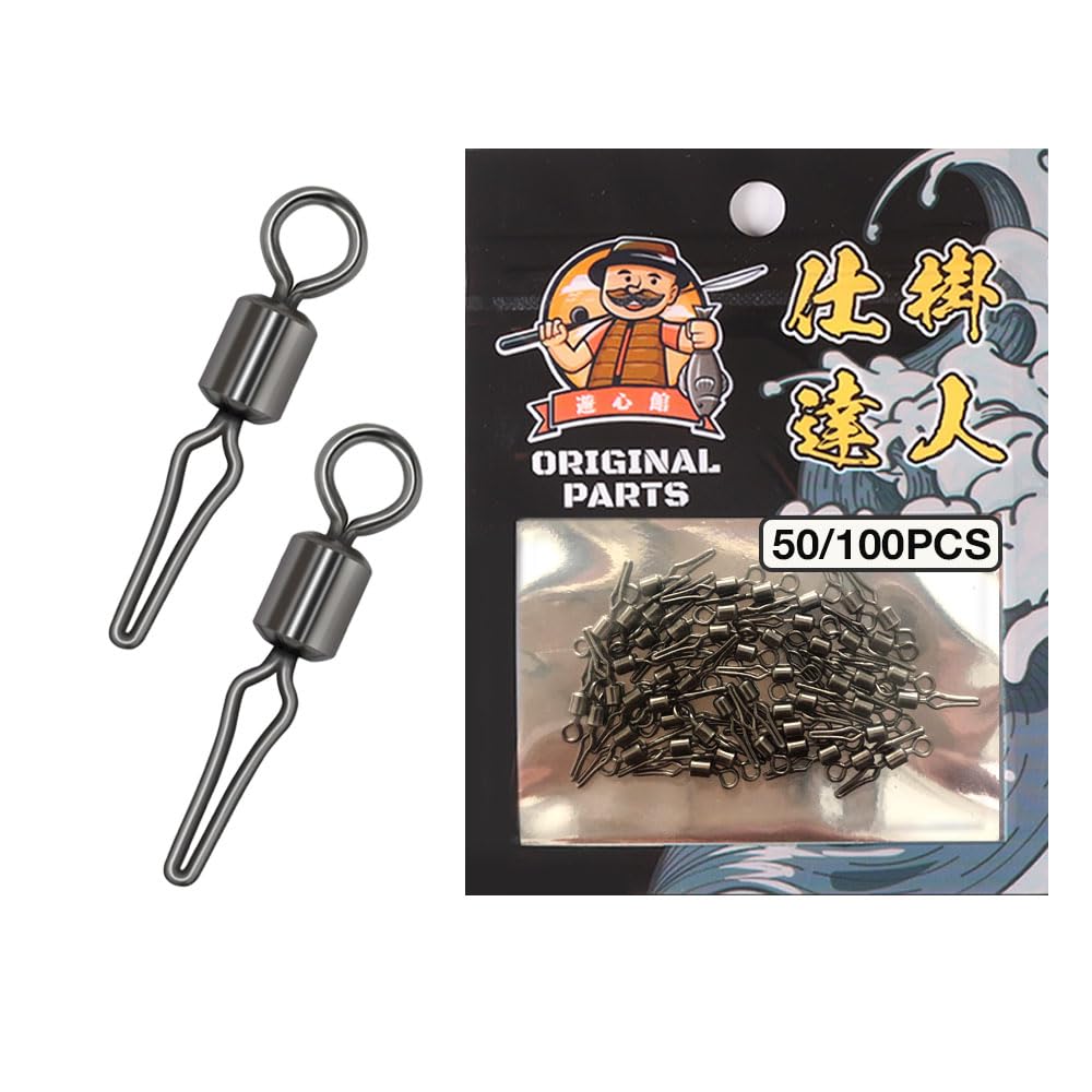 Yushinkan Fishing Gear Harris Stopper Set of 50 (7 sizes 10#100 pieces (fishing support sale) чёрный