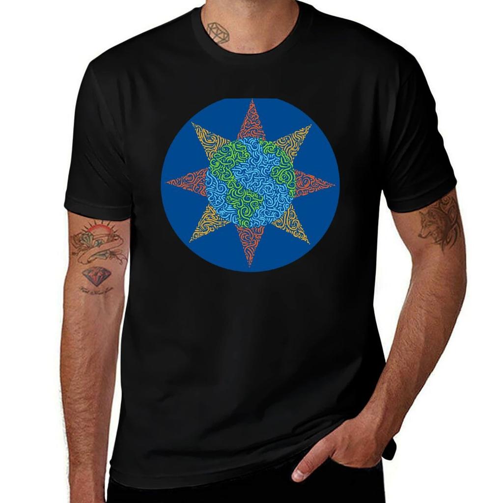 Love Earth Tshirt No Iron Casual Short Sleeve Top
