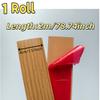 Self-Adhesive PVC Floor Transition Strip, Elegant Wood Grain Plastic Floor Divider, Flooring Cover Strip for Secure Seam Sealing