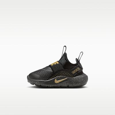Nike Flex Runner 4 Black Metallic Gold (TD) 21
